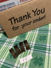 Antique Bronze Brown Curtain Rod Bracket Part Support Set Of 4