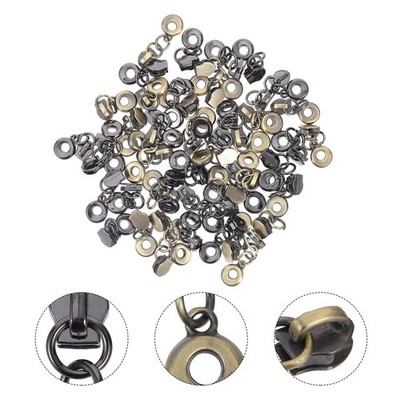  50 Pcs Reissverschluss Metall Bag Reißverschlusskopf Reißverschlussköpfe