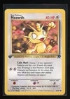 Meowth 62/82 Common Team Rocket Pokemon 1st Edition LP