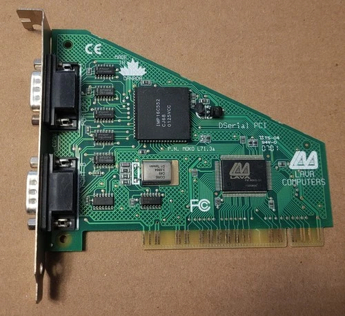 Lava Computers DSerial PCI MOKO L71.3a 2 Port RS232 Controller Adapter Card