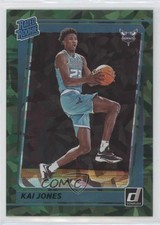 2021-22 Panini Donruss Rated Rookie Green Ice Kai Jones #232 Rookie RC ng3