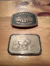 RARE HARLEY DADIDSON BUCKLE VINTAGE 1 MORE LOT OF 2
