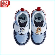 Bluey Toddler Boys Light Up Slip On Sneakers Size 12 With On Off Switch