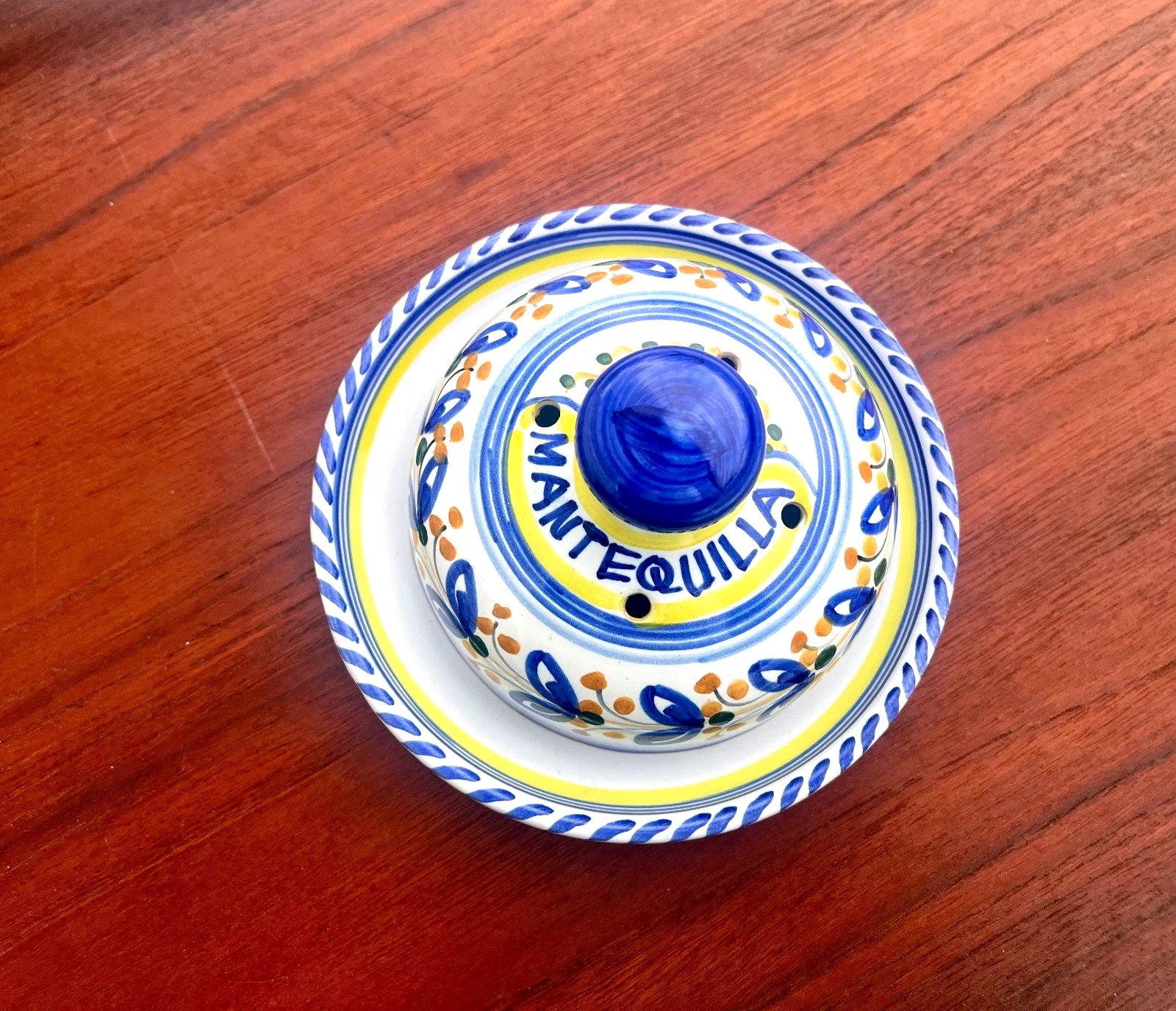 Vtg DeLaCal Barreira Butter Dish Spain, Mantequilla, El Puente del Arzobispo 63
Opens in a new windo