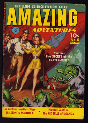 1951 Thrilling Science-Fiction Tales, Amazing Adventures #5 - A Ziff Davis Comic