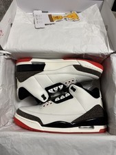 Size UK 9 - Nike Air Jordan 3 Retro Sail Black White World?s Best Dad - RRP �190