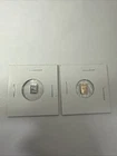 Valcambi Suisse 1 Gram Silver Bar .999 Fine Silver Lot Of 2 Shiny And Toner Bars