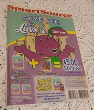 Vintage 1999 Luvs Diapers Barney Vhs Promotio...