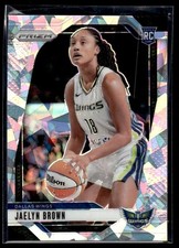 2024-25 Panini Prizm WNBA Ice Jaelyn Brown Rookie Dallas Wings #31