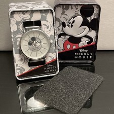 New in box with papers Disney Mickey Mouse Watch Since 1928 Mesh Bracelet