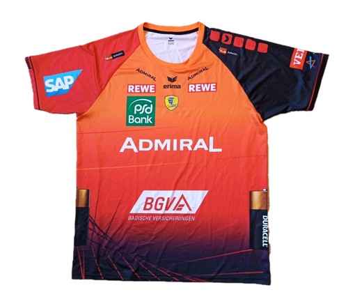 Erima Rhine-Neckar Lions Jersey Champions League Orange HBL Handball 2XL/3XL