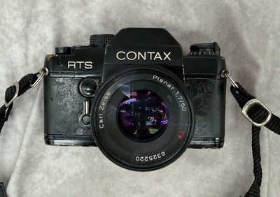 Contax RTS 35mm Film Camera Body Carl Zeiss Planar 50mm f1.7 T* C/Y Lens