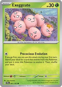 Exeggcute (001/191) [Scarlet & Violet: Surging Sparks] Near Mint Reverse Ho