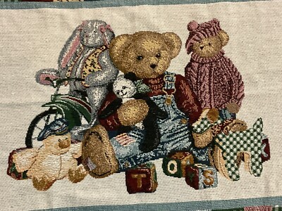 BLUE JEAN TEDDY BEAR Throw Baby Blanket Panda Toys Blocks