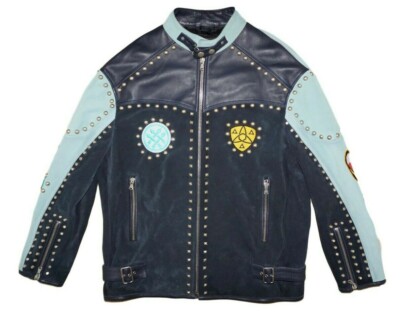 ジャケット・アウター DISEL BLACK GOLD lamb lether jackets DIESEL BLACK GOLD LAMBADA LEATHER JACKET SIZE 48 (M) OVERSIZED 100