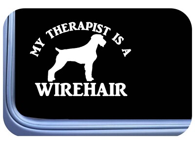 German Wirehaired Pointer Sticker Therapist os 617 6 inch Decal dog