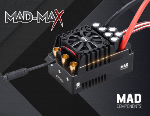 MAD MAX-12 Sensored 32-Bit ESC 6-12S LiPo 50V for RC 1/5 Car Brushles Motor - Picture 7 of 16