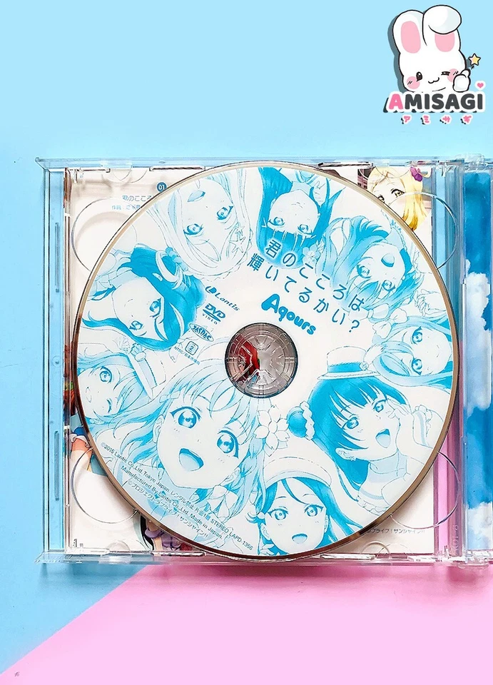 Love Live! Sunshine!! 1st Single Kimi no Kokoro wa Kagayaiterukai CD + DVD Anime - Bild 3 von 4