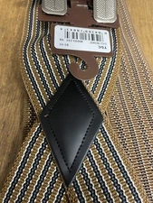 UTILITY SUSPENDERS BLUE MOUNTAIN HEAVY DUTY MEN 2” WIDE ADJUSTABLE 45033-231