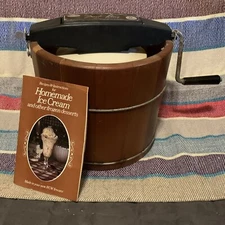 Richmond Cedar Works Frost King 5 Qt Vintage Manual Ice Cream Freezer Maker USA