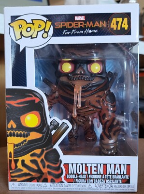 Funko Pop! - Molten Man 474 - Spider-Man - Far from Home - Bobble 
