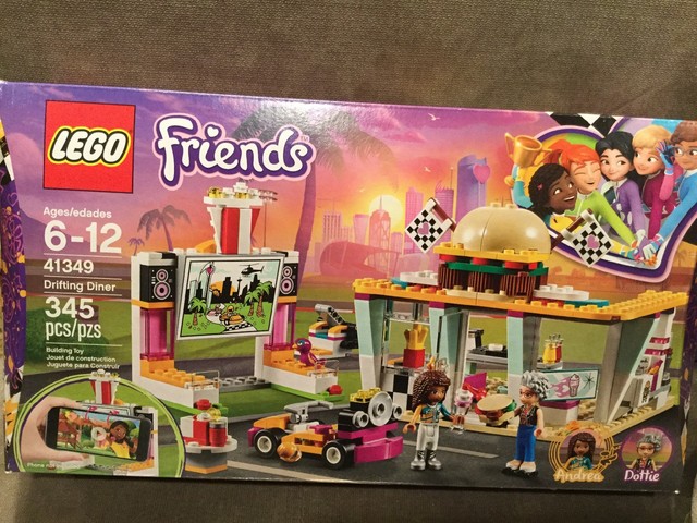 lego friends drifting diner 41349