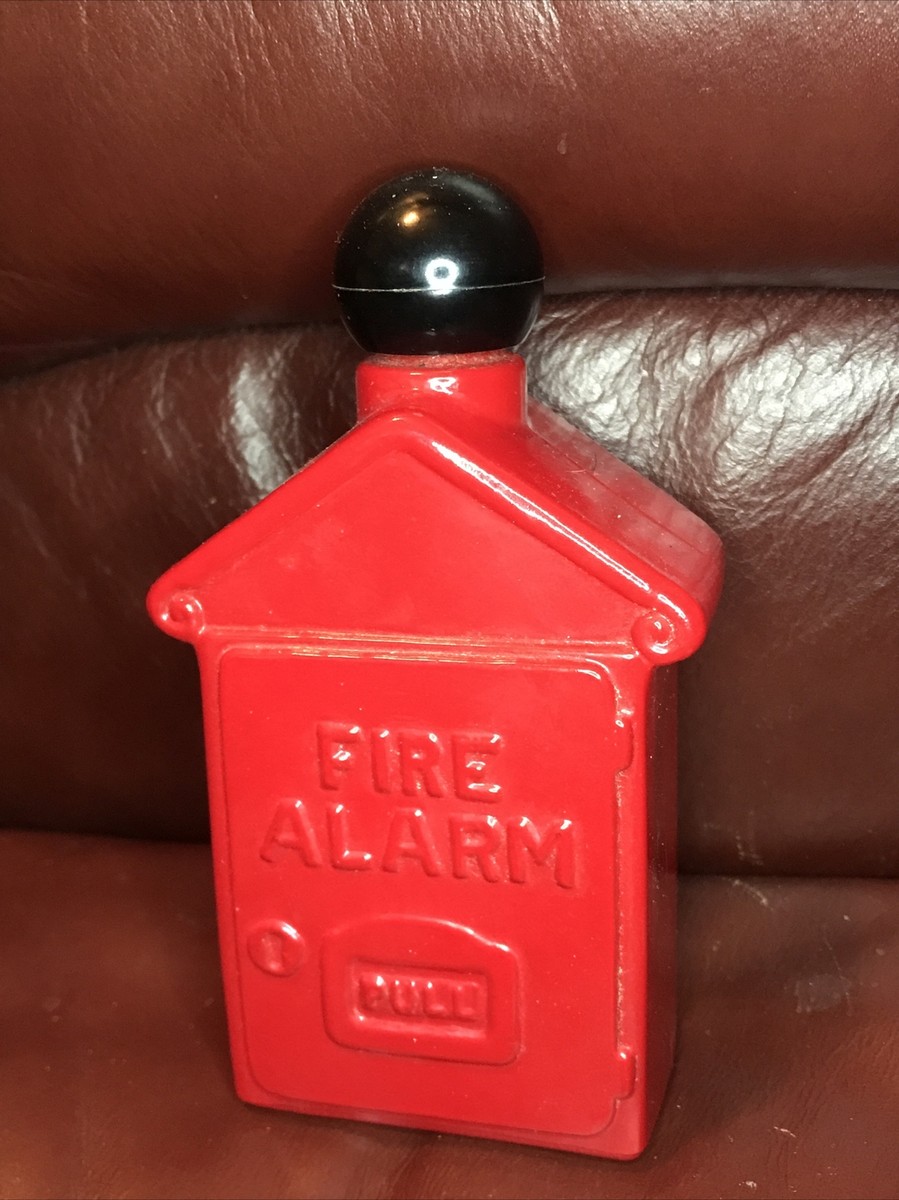 Avon Spicy AfterShave Bottle/Decanter Fire Engine Truck and Fire Alarm Box  Empty