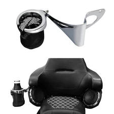 Passenger Drink Cup Holder Mount Fit For Harley Touring Road Glide 2014-2024