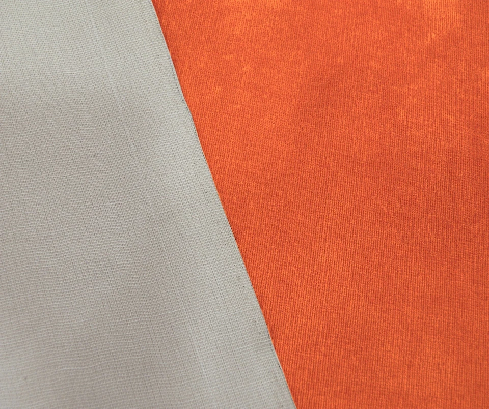 Sofá naranja ma16g chenilla terciopelo funda acolchada tubo cuello rollo cojín tamaño Foto 4 de 4