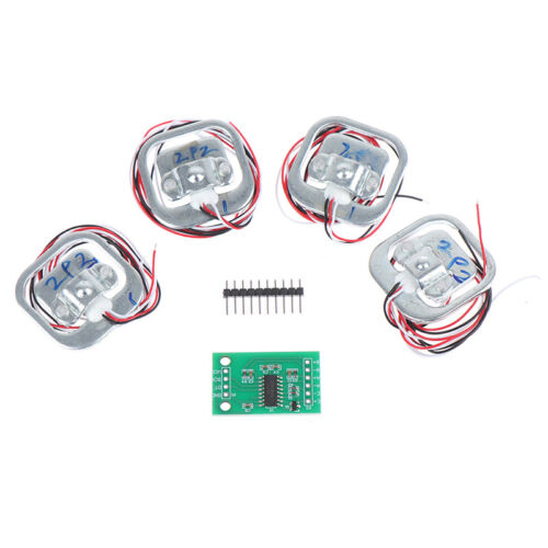 4Pcs 50kg Human Scale Load Cell Weight Sensors+HX711 AD Module Weighing Senso LR - Bild 1 von 8