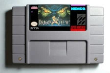 Dragon View SNES 16-Bit Game Cartridge USA NTSC English