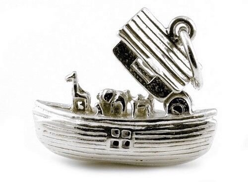 Noah's Ark Sterling Silver Charm Noah's Ark Sterling Silver Charm