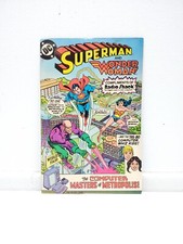 Superman And Wonder Woman 1982 DC Comics Radio Shack Computer Masters Metropolis