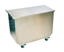 BK Resources IGB-84 84 Qt Stainless Steel Ingredient Bin w/ Sliding Lid