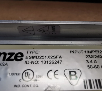 ESMD251X2SFA 1PCS NEW LENZE INVERTER ESMD251X2SFA | eBay
