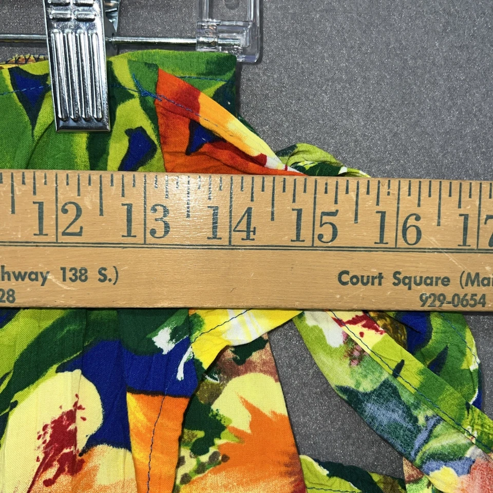 Falda de Colección Jams World Para Mujer Mediana Verde Hibisco Tropical Corbata Falda Foto 4 de 4