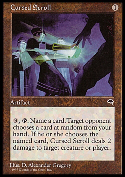 Cursed Scroll ~ Tempest [ Excellent ] [ Magic MTG ] | eBay UK
