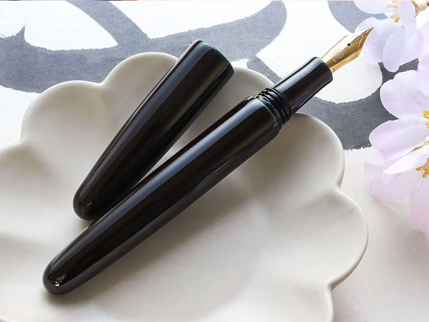 Wancher Dream Pen Dream Fountain Pen Makoto Urushi Ao-Tame-Nuri Nib F,M Foto 4 de 4