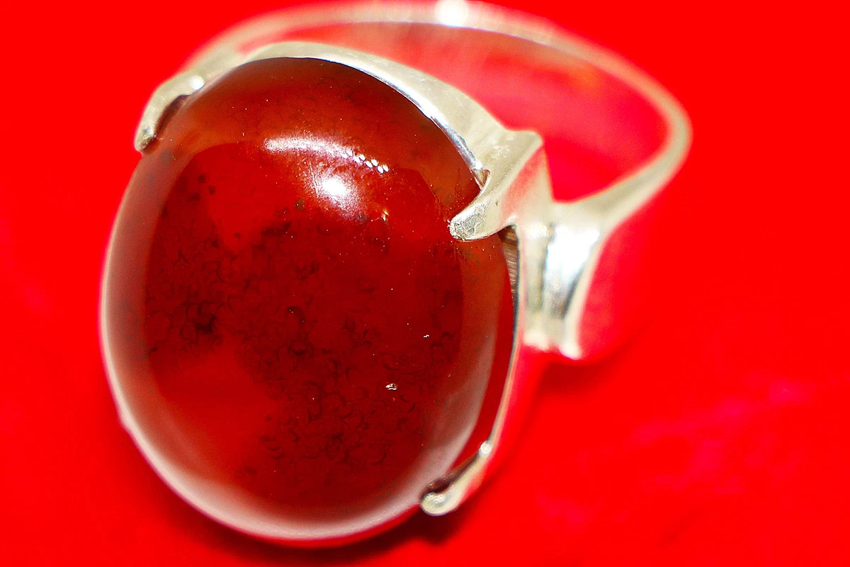 Red yemeni aqeeq stone deals