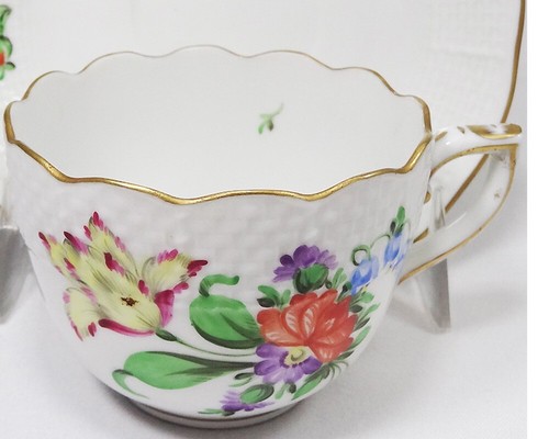PRINTEMPS by Herend Demi Cup 1.75" tall NEW NEVER USED made in Hungary - Picture 10 of 15