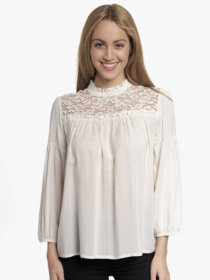 Vive Maria   Gipsy Love Blouse Bluse Tunika Spitze Chiffon 