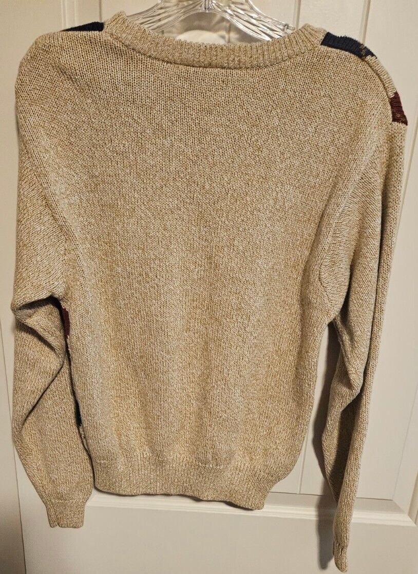 Vintage Liz Sport Sweater Men's Size Small Argyle - image 7