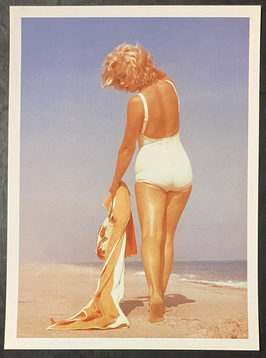1957 Marilyn Monroe Original Photo Sam Shaw Stamped Amagansett