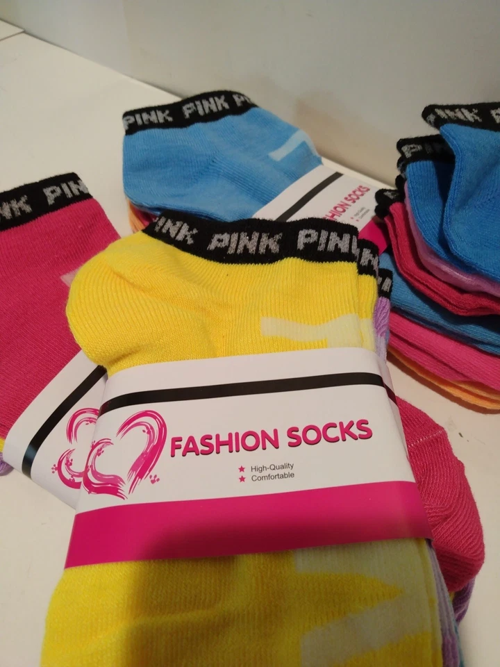 Victoria's Secret ROSA ULTIMATE No Show CALCETINES TOBILLO -3 Pares Foto 3 de 4