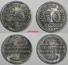 Germany Weimar Republic LOT OF 2 COIN Aluminum 1921 F 50 Pfennig aUNC KM# 27 (3) — photo 1