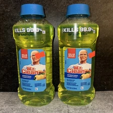 2 Mr. Clean Multi-Purpose Antibacterial Cleaner, Summer Citrus, 28 Oz