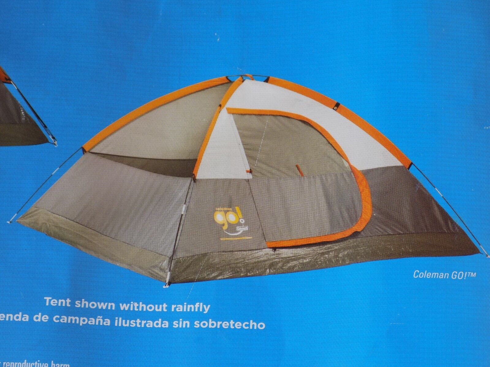 Coleman GO 3 Person Dome Tent Easy Assembly VGC