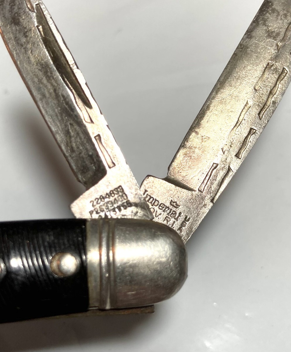 VTG USA Arm & Hammer Imperial Pocketknife-2 Blade-Plastic Handle
