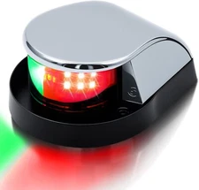 Obcursco Boat Navigation Lights Red and Green Marine LED Bow Lights IP67 Wate...