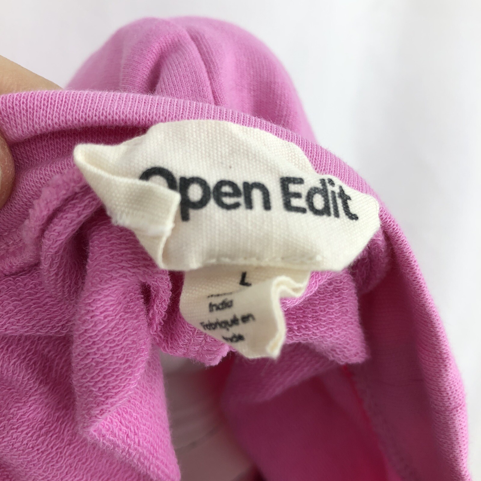 Open Edit Cropped Drawstring Ruched Long Sleeve S… - image 4